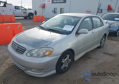 2004 Toyota Corolla S from USA, damaged, VIN 1NXBR32E94Z266944